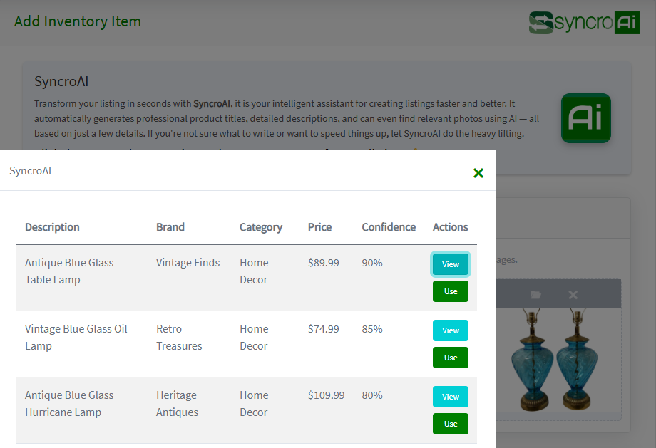 syncroai antique lookup SyncroAI for Antiques
