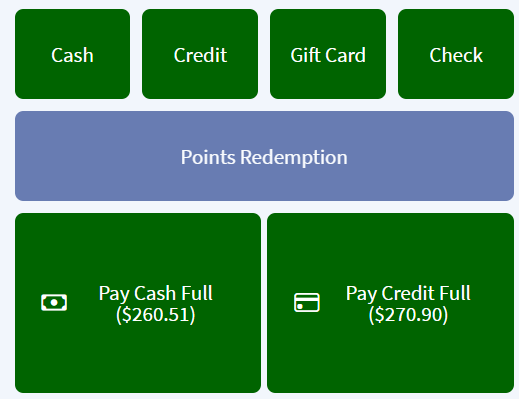 pos cash credit dual pricing